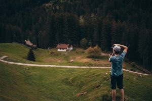 photographer, man, mountain