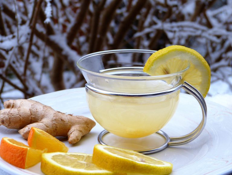 lemon, ginger, nature